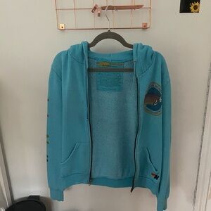 aviator nation, blue zip up size small💙💙